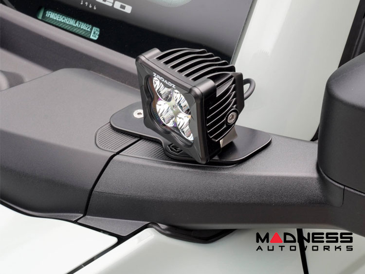 Ford Bronco Lighting Upgrade - ZROADZ - A-Pillar Dual Mount - 3in White LED Pods